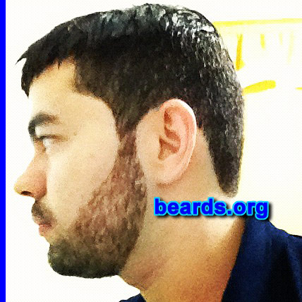 Adevair F.
Bearded since: 2012. I am an occasional or seasonal beard grower.

Comments:
I grew my beard because I like it.

How do I feel about my beard? It makes me MANSOME!
Keywords: full_beard