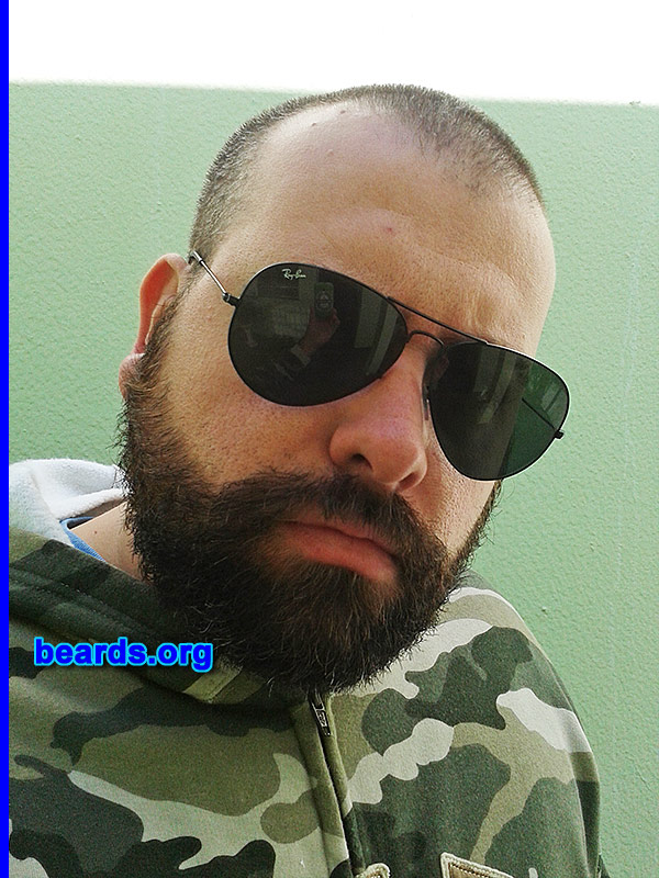 Carlos C., Jr.
Bearded since: 2012. I am a dedicated, permanent beard grower.

Comments:
Why did I grow my beard? Because my beard is my identity.
How do I feel about my beard? Strong, intelligent, and bad guy.
Keywords: full_beard