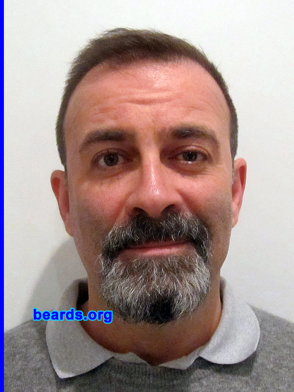 Fabio B.
Bearded since: 1979. I am an experimental beard grower.

Comments:
I grew my beard because I cannot live without hair on my face. I have had a beard since I was fourteen years old.

How do I feel about my beard?  Very proud.
Keywords: full_beard