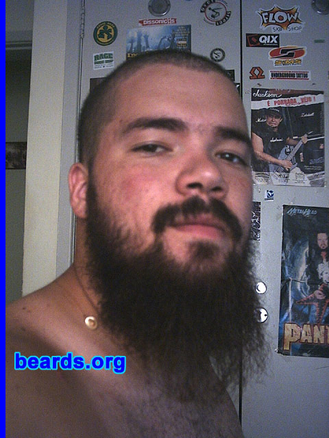 IgnÃ¡cio Nascimento
Bearded since: 2003. I am an occasional or seasonal beard grower.

Comments:
I grew my beard because of the lack of option.

I love having a beard.
Keywords: full_beard