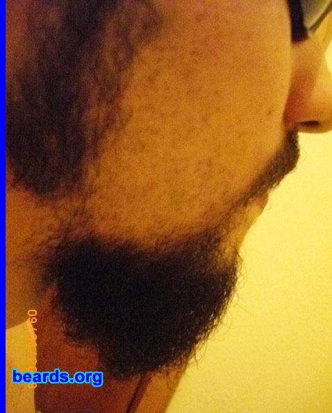 Leonardo L.
Bearded since: 2009.  I am an occasional or seasonal beard grower.

Comments:
I grew my beard because all the important men already had a beard.  LOL!

How do I feel about my beard? Complete as a man.
Keywords: goatee_mustache