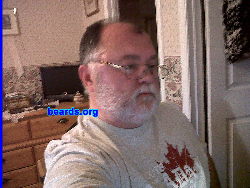 Jerry
Bearded since: 1997.  I am an occasional or seasonal beard grower.

Comments:
I grew my beard because I like the change to my face.

How do I feel about my beard?  Love it. Almost white now! After another year or two, it will be white as the driven snow!
Keywords: full_beard