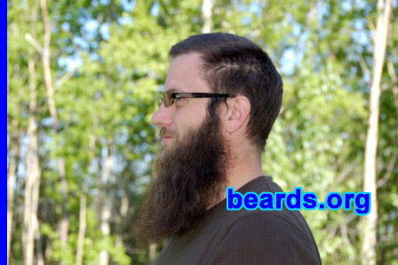 Jason
Bearded since: 2007.  I am a dedicated, permanent beard grower.

Comments:
I was tired of spending money shaving. It always seemed that if you grow hair on your face why hide it. You can go bald but you never lose the hair on your chin.

How do I feel about my beard? Since growing a beard, I have both positive and negative experiences. I have had women of all ages just come up and touch my beard like it was a luck charm or I was Santa granting wishes. I cannot imagine going around bald faced again. Having a beard is great. Every guy should try it out once in his lifetime.
Keywords: full_beard