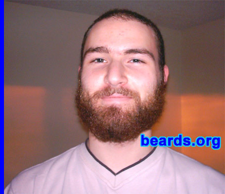 Chad E.
Bearded since: 2006.  I am an experimental beard grower.

Comments:
I like to experiment with my beards.

How do I feel about my beard? Some I like.  Some I don't. I prefer to have a beard than not to.
Keywords: full_beard