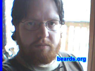 Jesse
Bearded since: 2007.  I am a dedicated, permanent beard grower.

Comments:
I grew my beard because I think it makes me look a lot better, and it's warm.

How do I feel about my beard?  I like it.  Can't wait for it to grow a bit bigger, though.
Keywords: full_beard