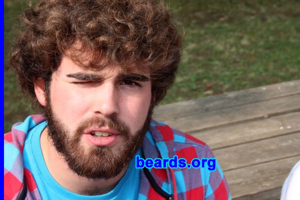 Teaghan
Bearded since: 2007.  I am an occasional or seasonal beard grower.

Comments:
I grew my beard because:
I feel it looks good, 
I hate shaving, 
girls like it, and
I feel older.

How do I feel about my beard? I am quite satisfied with it.
Keywords: full_beard