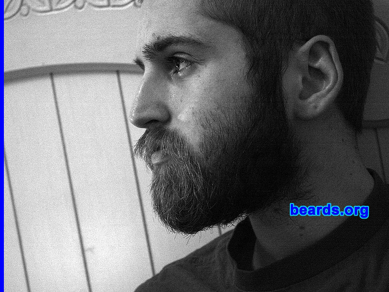 Bradley F.
Bearded since: 2007. I am a dedicated, permanent beard grower.

Comments:
During tenth grade I grew a beard over winter break, and I have not looked back since! I guess you could say it grew on me.

How do I feel about my beard? It is what it is, and I am glad to have it!
Keywords: full_beard