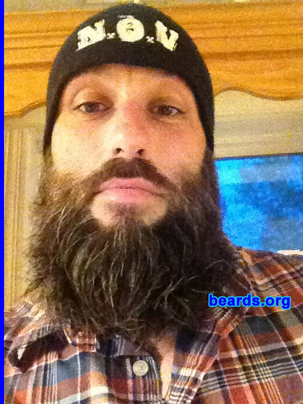 Chad B.
Bearded since: 2010. I am a dedicated, permanent beard grower.

Comments:
I grew my beard because I knew it was time to finally get to awesome.

How do I feel about my beard? It cannot be expressed in 1's and 0's. Like having a child, it needs to be experienced to be understood.
Keywords: full_beard