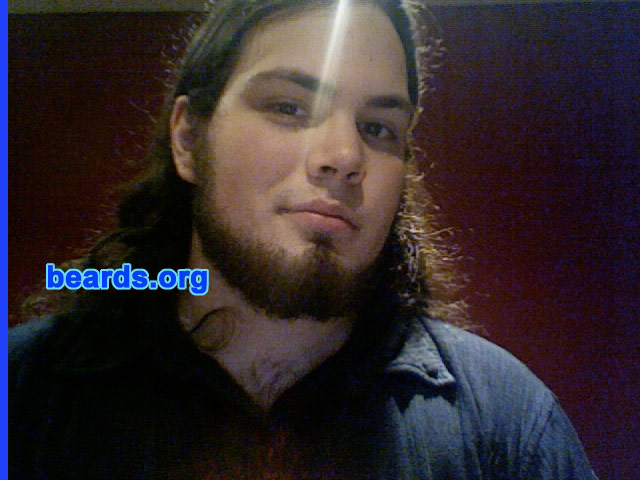 Kevin
Bearded since: 2004.  I am a dedicated, permanent beard grower.

Comments:
I started growing my beard as soon as I could. On a dare in August 2007, I shaved it and was disgusted. It has since returned and I feel whole again.

How do I feel about my beard?  When it was gone, I felt it was the thing that was missing from my face.
Keywords: chin_curtain