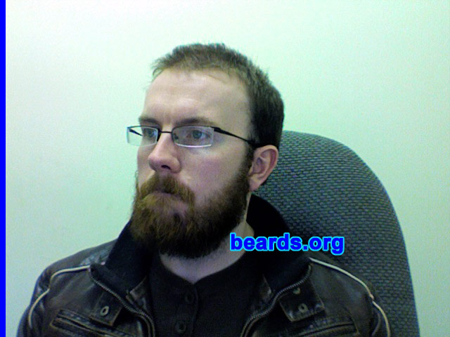 Dan
Bearded since: 2010. I am an occasional or seasonal beard grower.

Comments:
I always wanted a full beard.  So I grew it out to see how it would come in, then decided to let it stay.

How do I feel about my beard?  I'm a fan of it.  No one else seems to care for it that much. There is a little more red in it than I'd like.  But what are ya gonna do?
Keywords: full_beard