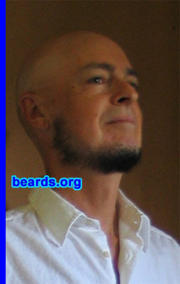 Alan Berdan
Bearded since: 2000. I am an experimental beard grower.

Comments:
With me, a beard is an off-and-on thing. I like the way it looks, but I also love the feeling of being smooth-shaven. So, I alternate.

I hope this doesn't get me kicked off of here, but I enjoy growing it out for at least a month and then going to the barber for a good clean shave. Then I like to watch it grow out again, like a garden.
Keywords: chin_curtain