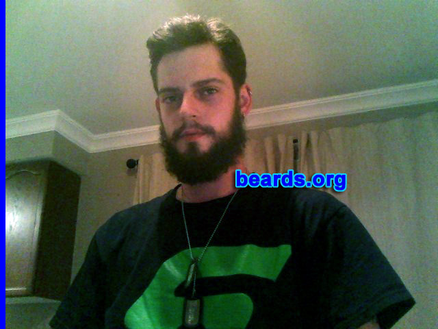Bruno
Bearded since: 2012. I am an experimental beard grower.

Comments:
I grew my beard because I wanted to see how I would look with a beard.

How do I feel about my beard? Wish it were thicker and longer. But it's been only four months in this photo, so it's not too bad.
Keywords: full_beard