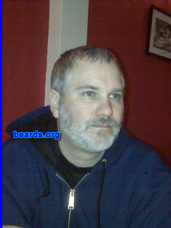 Buck
Bearded since: 2012.

Comments:
Why did I grow my beard? I used to have a horseshoe-style cowboy 'stache. Last year I let it fill in to a goatee. This fall I let it fill out to a full beard. I enjoy the camaraderie with other bearded men.

How do I feel about my beard? I'm happy to have a full beard. I will be growing it long for the first time and I'm really looking forward to seeing how it will look.
Keywords: full_beard