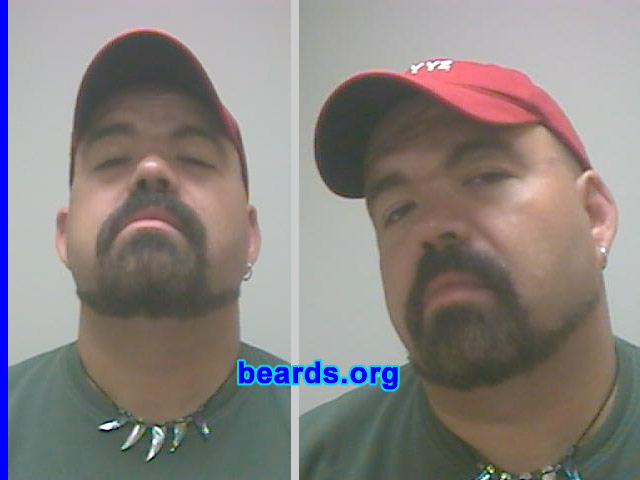 Carver Lewis
Bearded since: 2003.  I am a dedicated, permanent beard grower.

Comments:
I grew my beard because I like the look and the feel.

I like it. However, I cannot decide if I want to grow it longer or fuller.
Keywords: goatee_mustache