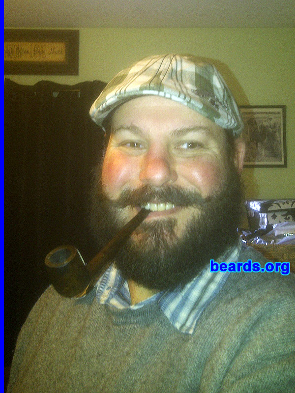 Erik
Bearded since: 2006. I am a dedicated, permanent beard grower.

Comments:
I grew my beard because I wanted to go against the norm. In olden times, men who grew beards where considered respectful and full of wisdom.  Nowadays you are mistaken for a biker (no offense). I want to change the perception about bearded men!!!

How do I feel about my beard? I feel it's just the start of something big and long!!!
Keywords: full_beard