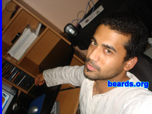 Gulrez
Bearded since:  2007.  I am an occasional or seasonal beard grower.

Comments:
I grew my beard because I wanted to join this site!!!

How do I feel about my beard?  Great.  I love it and will grow it long, inshallah (God-willing).
Keywords: stubble full_beard