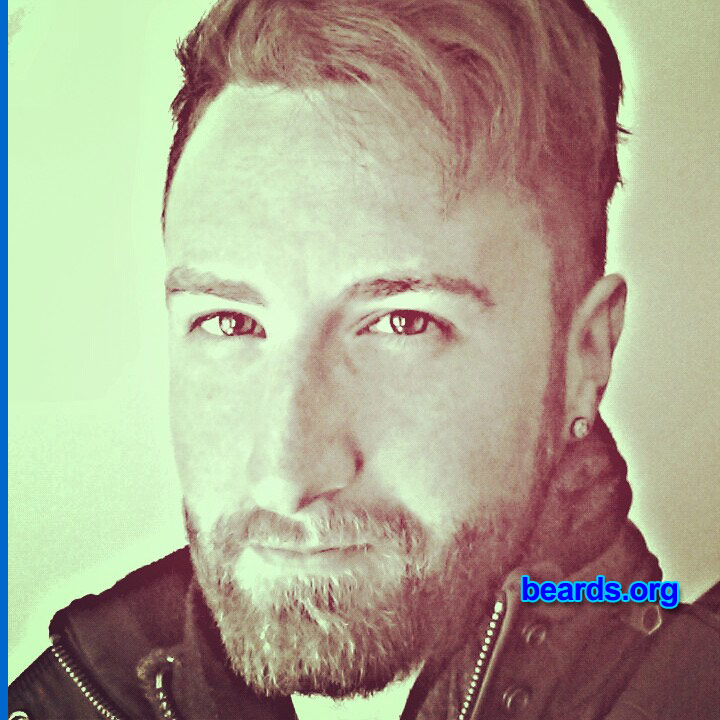 Jason W.
Bearded since: 2013. I am a dedicated, permanent beard grower.

Comments:
Why did I grow my beard? Keeps my face warm. Fills my face out. Just makes me look bandannas. And it helps with the ladies.

How do I feel about my beard? In combo with my tats and haircut, it's part of a purposeful deadly trifecta.
Keywords: full_beard