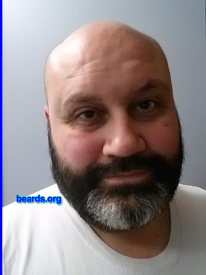 John R.
Bearded since: 1991. I am a dedicated, permanent beard grower.

Comments:
Why did I grow my beard? I have always had a beard or a goatee. I grow my beard because it's bad@ss and I just love it.

How do I feel about my beard? I feel that my beard right now is a very good start to an incredible beard.
Keywords: full_beard