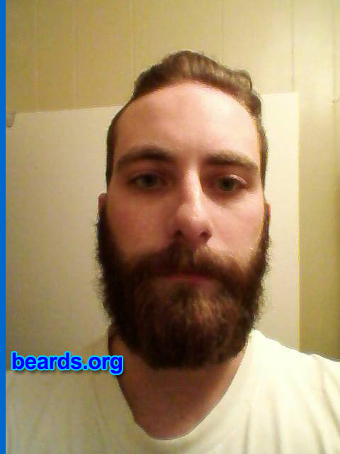 Jesse D.
Bearded since: 2013. I am a dedicated, permanent beard grower.

Comments:
Why did I grow my beard? I started growing it because I had it once before and loved it. It looks rugged and old school.

How do I feel about my beard? I love my beard! I'm growing it to my nipples. I get compliments on it everywhere I go and girls love it. ;)
Keywords: full_beard