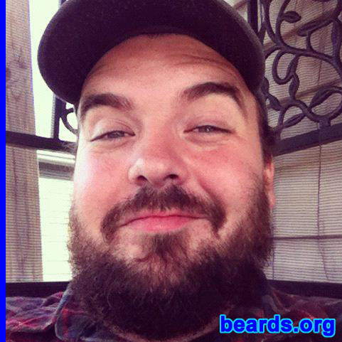 Kyle
Bearded since: 2012. I am a dedicated, permanent beard grower.

Comments:
I was tired of working in restaurants that wouldn't allow me to grow my beard like a true man. So as soon as I got a new job in a beard-friendly warehouse, I let the beast grow!

How do I feel about my beard? I love my beard! Wouldn't shave it for the world! I will look kingly soon and wizardly eventually!
Keywords: full_beard