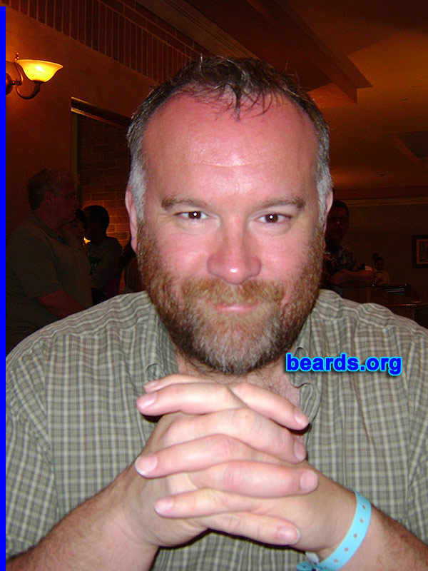 Karl D.
Bearded since: 1984. I am a dedicated, permanent beard grower.

Comments:
Why did I grow my beard? Always liked the look of a beard and mine grows in well.

How do I feel about my beard? Like my beard, the red with a touch of gray now.
Keywords: full_beard