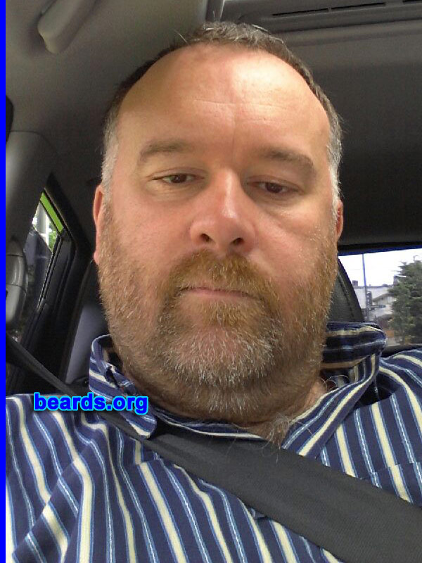 Karl D.
Bearded since: 1984. I am a dedicated, permanent beard grower.

Comments:
Why did I grow my beard? Always liked the look of a beard and mine grows in well.

How do I feel about my beard? Like my beard, the red with a touch of gray now. 
Keywords: full_beard