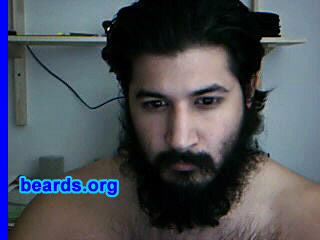 M. Szier
Bearded since: 2006.  I am an experimental beard grower.

Comments:
I've just started growing my beard 6 months ago. I read this site for a few years at least, I think it was on aol. This site showcases an alternative style of grooming and one that I identify with. It's manly and excellent. I'm in my late 20s and very happy to be a part of the worldwide beard brotherhood!

It's excellent. No one can get me down, and even though it may not be the 'best' in the world, it makes me feel happy to look in the mirror. Its progress is a source of satisfaction, and enjoyable to feel.
Keywords: full_beard