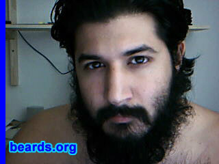 M. Szier
Bearded since: 2006.  I am an experimental beard grower.

Comments:
I've just started growing my beard 6 months ago. I read this site for a few years at least, I think it was on aol. This site showcases an alternative style of grooming and one that I identify with. It's manly and excellent. I'm in my late 20s and very happy to be a part of the worldwide beard brotherhood!

It's excellent. No one can get me down, and even though it may not be the 'best' in the world, it makes me feel happy to look in the mirror. Its progress is a source of satisfaction, and enjoyable to feel.
Keywords: full_beard