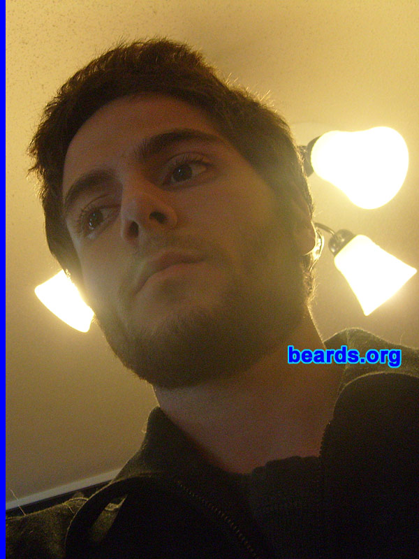 Mark
Bearded since: early June 2008.  I am an experimental beard grower.

Comments:
I grew my beard to represent the very few teenage beard growers.

How do I feel about my beard?  Could be happier in some areas, like thickness and color.
Keywords: full_beard