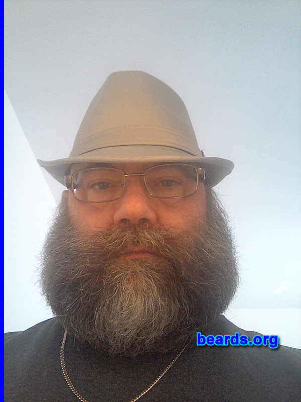 Mike
Bearded since: December 2012. I am an experimental beard grower.

Comments:
Why did I grow my beard? I wanted a change.

How do I feel about my beard? Love it, baby!!!!
Keywords: full_beard