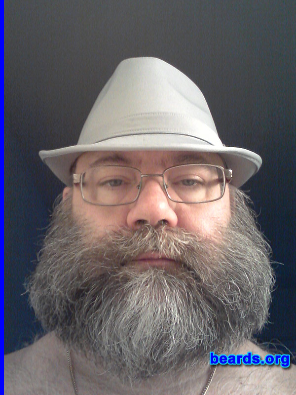 Mike
Bearded since: 2012. I am an experimental beard grower.

Comments:
Why did I grow my beard? So I could out grow my older brother's beard.

How do I feel about my beard? I'm into it!
Keywords: full_beard