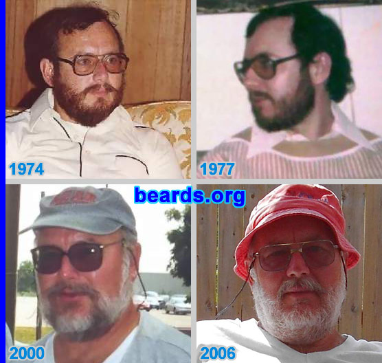 Richard
Bearded since: 1974.  I am an occasional or seasonal beard grower.

Comments:
The first beard I grew was for Klondike Days in Edmonton. Since then I have always had a beard or a horeshoe shaped moustache. Occasionally I wear only a goatee.

My beard is average, and when I was younger it was a reddish brown. Now it is grey, still with a small amount of colour.
Keywords: full_beard