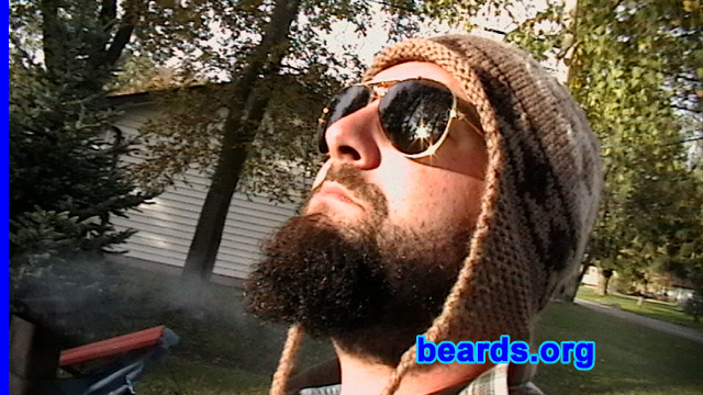 Rich
Bearded since: 1999, off and on. I am an occasional or seasonal beard grower.

Comments:
I grew my beard because I always wanted to be a pirate.

How do I feel about my beard? I enjoy it very much. It's good that I have a supportive girlfriend. She says it scares away other chicks.
Keywords: full_beard