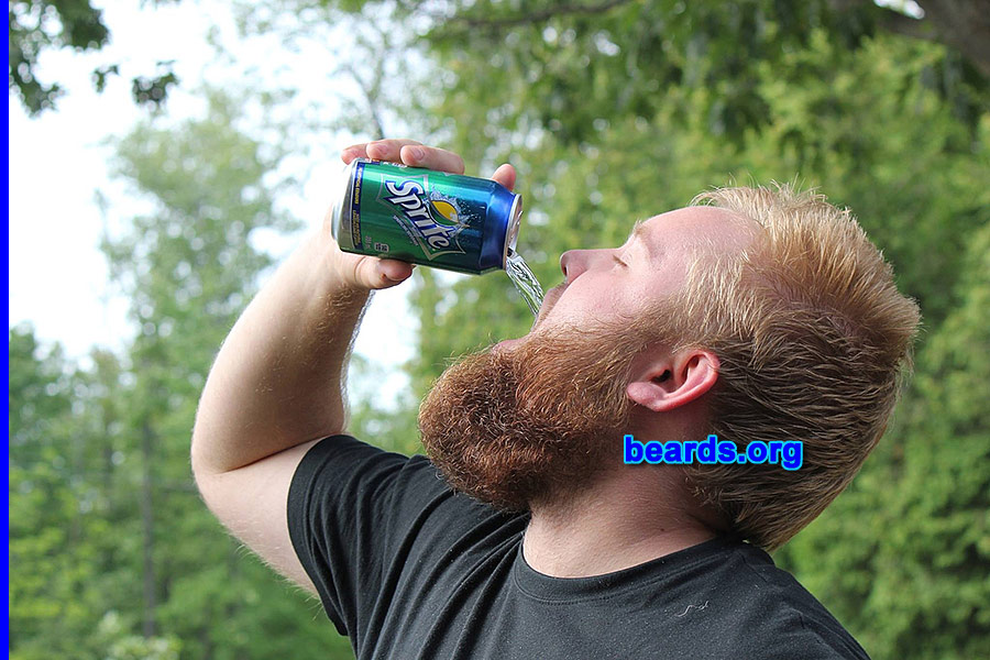 Trevor
Bearded since: 2009. I am an occasional or seasonal beard grower.

Comments:
Why did I grow my beard? Ever since I could, I did. Every winter and summer, I would clean shave for the beginning and ending of each school year.

How do I feel about my beard? Comfortable, more so than without. Self confident and such.
Keywords: full_beard