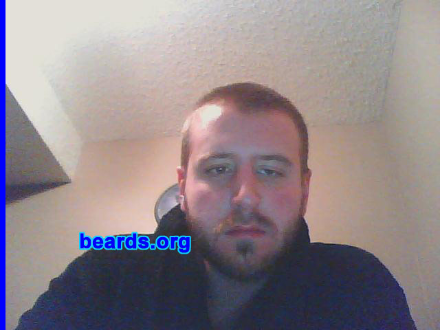 Nick B.
Bearded since: 2011. I am a dedicated, permanent beard grower.

Comments:
I grew my beard because it makes me look older and I get a lot of compliments.

How do I feel about my beard? I feel fantastic about it. I think it looks great.
Keywords: full_beard