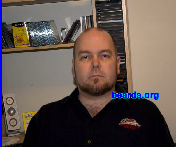 Scott
Bearded since: 1986. I am an experimental beard grower.

Comments:
I grew my beard because I liked the look of the goatee beard.

How do I feel about my beard? Good...  I call it fun with facial hair.
Keywords: chin_curtain