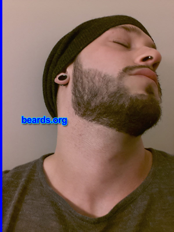 Cedric G.
Bearded since: 2013. I am an experimental beard grower.

Comments:
Why did I grow my beard? The rocker style is back!!!

How do I feel about my beard? It's okay.
Keywords: full_beard