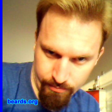 John
Bearded since: 2009.  I am a dedicated, permanent beard grower.

Comments:
I grew my beard because I was tired of being so pretty.

How do I feel about my beard? I love all beards regardless of type and one's genetic predisposition for growing one. It says something about a man who is willing to grow his beard these days.
Keywords: goatee_mustache