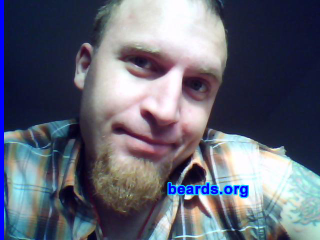 John
Bearded since: circa 2008.  I am an experimental beard grower.

Comments:
Why did I grow my beard? Because it is so easy--just do nothing and off it goes!

How do I feel about my beard? Same as I feel about myself--conflicted.
Keywords: goatee_only