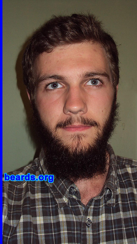 Mirek C.
I am an experimental beard grower.

Comments:
I grew my beard because I love beards.

How do I feel about my beard?  I'm not really happy with my actual beard.  I'm nineteen years old, but to the future I will try to grow as much beard as I can.
Keywords: full_beard