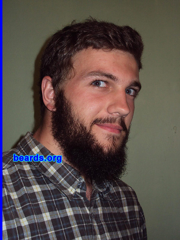 Mirek C.
I am an experimental beard grower.

Comments:
I grew my beard because I love beards.

How do I feel about my beard?  I'm not really happy with my actual beard.  I'm nineteen years old, but to the future I will try to grow as much beard as I can.
Keywords: full_beard