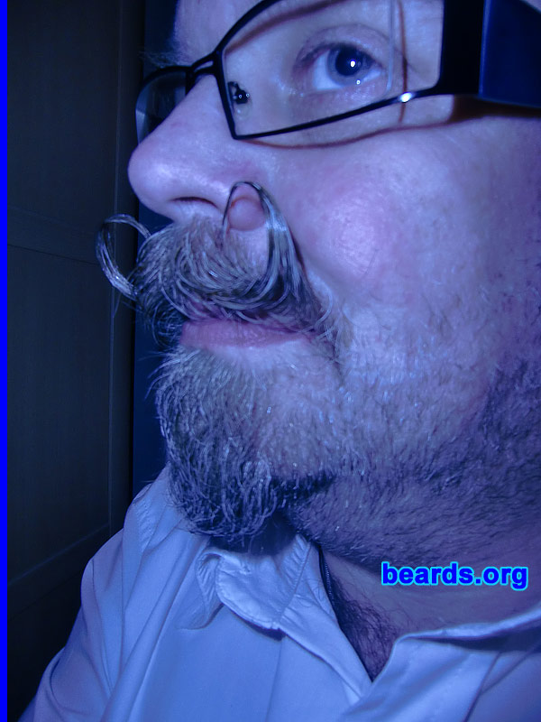 Andreas F.
Bearded since: 1985.  I am a dedicated, permanent beard grower.

Comments:
I grew my beard because I like to have a new style -- and it works.

How do I feel about my beard? I love having a beard.
Keywords: goatee_mustache