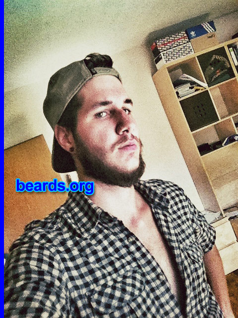 Christian
Bearded since: 2013. I am an occasional or seasonal beard grower.

Comments:
Why did I grow my beard? I am twenty years old and finally grow my beard a bit...  I'm proud of my little beard. :)  And when I get eventually a good full beard, I will grow that forever. :D

How do I feel about my beard? Good.
