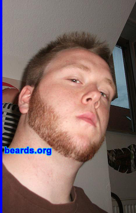 Kevin W.
Bearded since: 2008.  I am a dedicated, permanent beard grower.

Comments:
As I was sixteen and my beard started growing, I thought that it would be cool having a beard because a lot of my friends didn't have one. Now after nearly three years, I still have my beard and I still want to develop it until I like it for myself...

How do I feel about my beard? Nowadays only a few men have a real beard as we all here on this site understand it. And I think everyone here belongs to a dying guild and in my opinion it's kind of an interesting experiment having a beard in shaved world like ours....
Keywords: chin_curtain