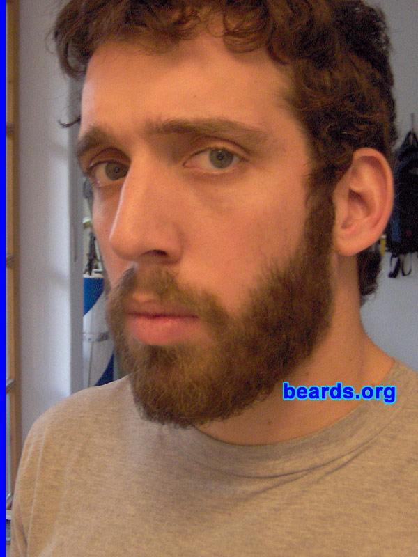 Michael D.
Bearded since: 2005.  I am an occasional or seasonal beard grower.

Comments:
I grew my beard because I have wanted to grow a beard since I first had peach fuzz when I was twelve.

How do I feel about my beard? It's pretty good, but needs a little work around the mustache area.
Keywords: full_beard