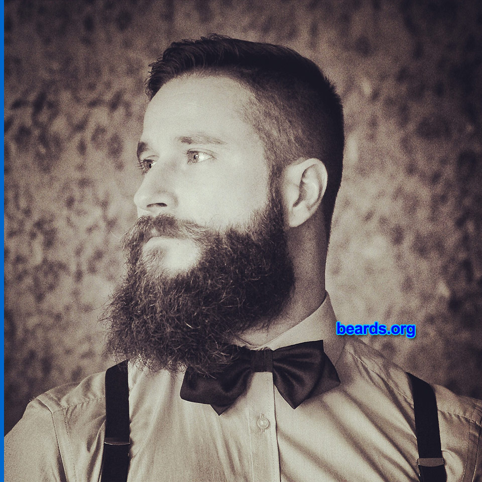  Mathias G.
Bearded since: 2013. I am a dedicated, permanent beard grower.

Comments:
Why did I grow my beard? Every man has to grow a beard!

How do I feel about my beard? Awesome!
Keywords: full_beard