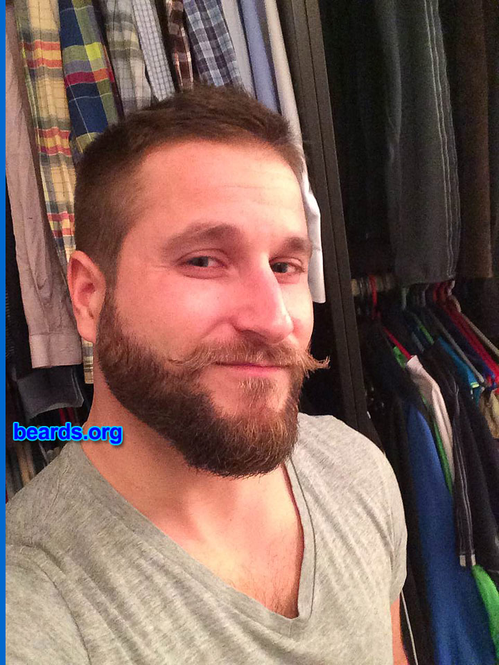  Mathias G.
Bearded since: 2013. I am a dedicated, permanent beard grower.

Comments:
Why did I grow my beard? Every man has to grow a beard!

How do I feel about my beard? Awesome!
Keywords: full_beard