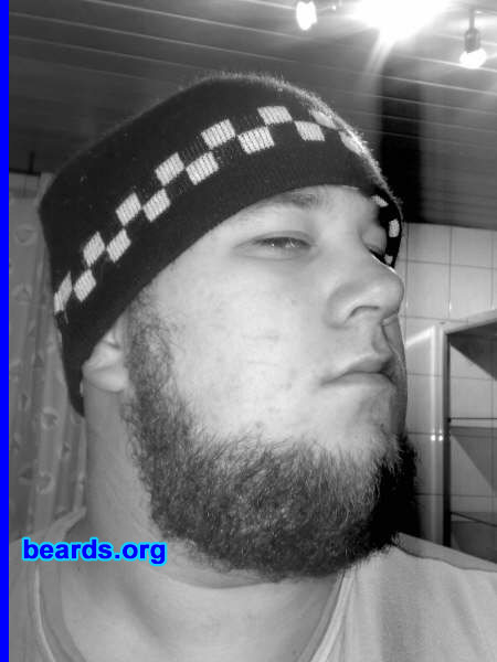 Philippe Bartz
Bearded since: 2008. I am an experimental beard grower.

Comments:
I grew my beard because I look better with a beard than without.

How do I feel about my beard? It's a nice beard and I love it. xD
Keywords: chin_curtain