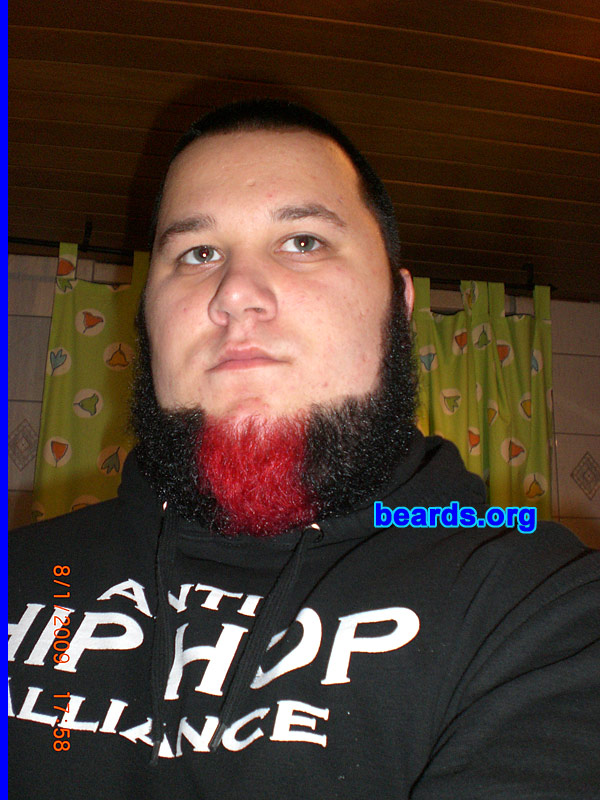 Philippe Bartz
Bearded since: 2008.  I am a dedicated, permanent beard grower.

Comments:
I grew my beard because I look sweeter with a beard than without.

How do I feel about my beard?  Fine.  xD
Keywords: chin_curtain
