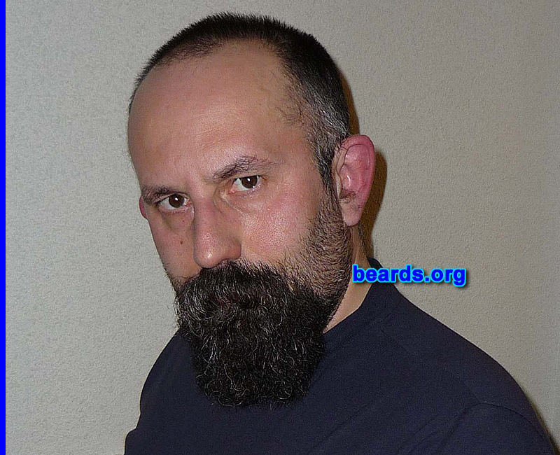 Peter S.
Bearded since: 1982. I am a dedicated, permanent beard grower.

Comments:
Why did I grow my beard? I hate to shave!

How do I feel about my beard? Perfect!
Keywords: goatee_mustache